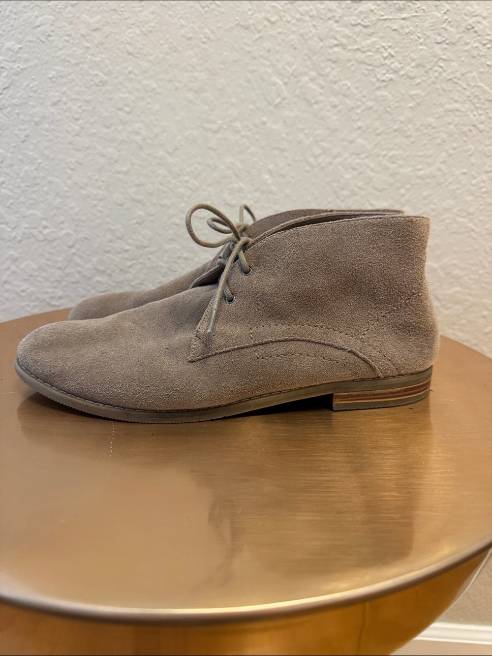 Franco Sarto Men's Suede Chukka Boots - Taupe